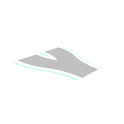 Road Curved Split